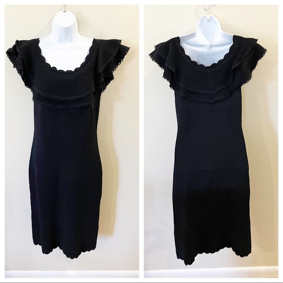 Eliza J Dresses & Skirts - Eliza J Off the Shoulder Ruffle Sheath Dress Large